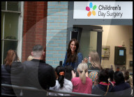 Princess of Wales opens Evelina Children's Day Surgery Unit in London, UK.