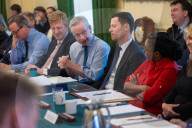 The Prime Minister Rishi Sunak hosts weekly cabinet