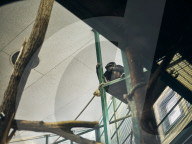 One Swedish zoo, seven escaped chimpanzees.
Furuvik Zoo in Sweden.