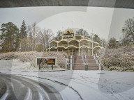 One Swedish zoo, seven escaped chimpanzees.
Furuvik Zoo in Sweden.
