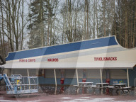 One Swedish zoo, seven escaped chimpanzees.
Furuvik Zoo in Sweden.