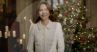 Kate Middleton glitters for TV Christmas carol service announcement