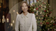 Kate Middleton glitters for TV Christmas carol service announcement