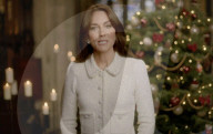 Kate Middleton glitters for TV Christmas carol service announcement