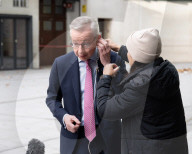 Guests arrive for Sunday with Laura Kuenssberg at the BBC, Broadcasting House, London, UK.