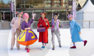 World premiere of Red Riding Hood and the Big Bad Pig at JW3, Finchley Road, London, UK. 