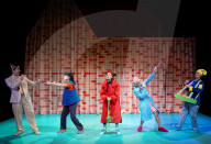 World premiere of Red Riding Hood and the Big Bad Pig at JW3, Finchley Road, London, UK. 