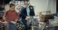 Kate Middleton and kids help prepare Christmas gift bags for families on the poverty line