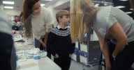 Kate Middleton and kids help prepare Christmas gift bags for families on the poverty line