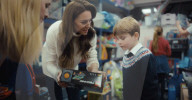 Kate Middleton and kids help prepare Christmas gift bags for families on the poverty line