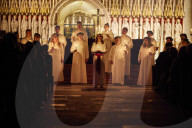 London Nordic Choir performing in the annual Santa Lucia: Festival of Light service in York 