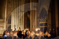 London Nordic Choir performing in the annual Santa Lucia: Festival of Light service in York 