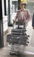 Nigel Farage returns to UK in London, UK.