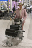 Nigel Farage returns to UK in London, UK.
