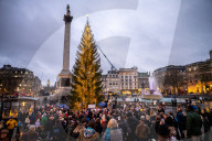 Christmas shoppers London’s West End.
