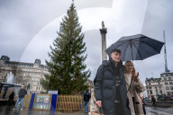 Christmas shoppers London’s West End.
