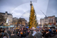Christmas shoppers London’s West End.