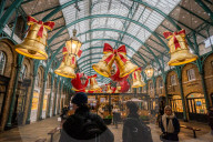 Christmas shoppers London’s West End.