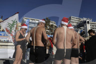 FEATURE -  77. Weihnachtsbad in Nizza an der Cote d'Azur