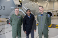 The Prime Minister Rishi Sunak visits RAF Lossiemouth