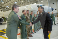 The Prime Minister Rishi Sunak visits RAF Lossiemouth