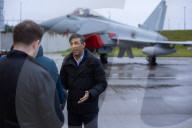 The Prime Minister Rishi Sunak visits RAF Lossiemouth