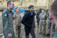The Prime Minister Rishi Sunak visits RAF Lossiemouth