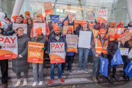 Junior Doctors Strike in London, UK.