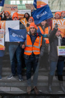 Junior Doctors Strike in London, UK.