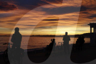Winter Solstice - Magical Sunset over the Bay of Angels.