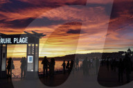 Winter Solstice - Magical Sunset over the Bay of Angels.