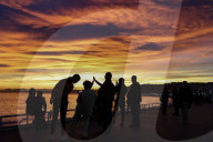 Winter Solstice - Magical Sunset over the Bay of Angels.