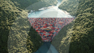 New city hub for remote nation of Bhutan includes amazing stepped dam