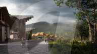 New city hub for remote nation of Bhutan includes amazing stepped dam