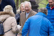 ROYALS -  König Charles und Königin Camilla besuchen den Morgengottesdienst in Sandringham an Heiligabend