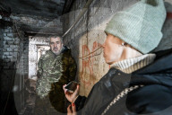 NEWS - Ukraine-Krieg:  Soldaten der 65. Mechanisierten Brigade im Saporischschja-Sektor der Frontlinie