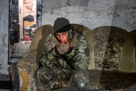 NEWS - Ukraine-Krieg:  Soldaten der 65. Mechanisierten Brigade im Saporischschja-Sektor der Frontlinie