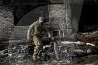 NEWS - Ukraine-Krieg:  Soldaten der 65. Mechanisierten Brigade im Saporischschja-Sektor der Frontlinie