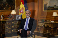 ROYALS - König Felipe von Spanien überbringt seine Weihnachtsgrüsse 