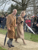 The Royal Family Christmas Day Church Service in Sandringham