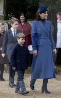 Royal Family Attend Church Service On Christmas Day