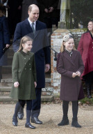 Royal Family Attend Church Service On Christmas Day