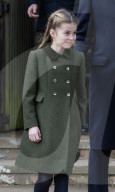 Royal Family Attend Church Service On Christmas Day