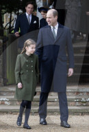 Royal Family Attend Church Service On Christmas Day
