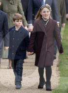 Royal Family Attend Church Service On Christmas Day