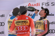 SPORT - Ski alpin: Marco Odermatt feiert 2. Platz bei der Abfahrt von Bormio