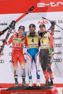 SPORT - Ski alpin: Marco Odermatt feiert 2. Platz bei der Abfahrt von Bormio