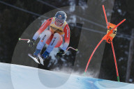 SPORT - Ski alpin: Marco Odermatt feiert 2. Platz bei der Abfahrt von Bormio