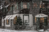 Chanel opens its first ephemeral chalet in Gstaad. Switzerland.
