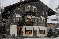 Chanel opens its first ephemeral chalet in Gstaad. Switzerland.